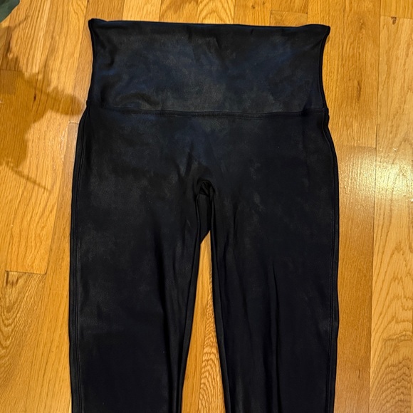 Spanx faux leather moto leggings 1X - Like New - Tag taken off never worn - Picture 2 of 7
